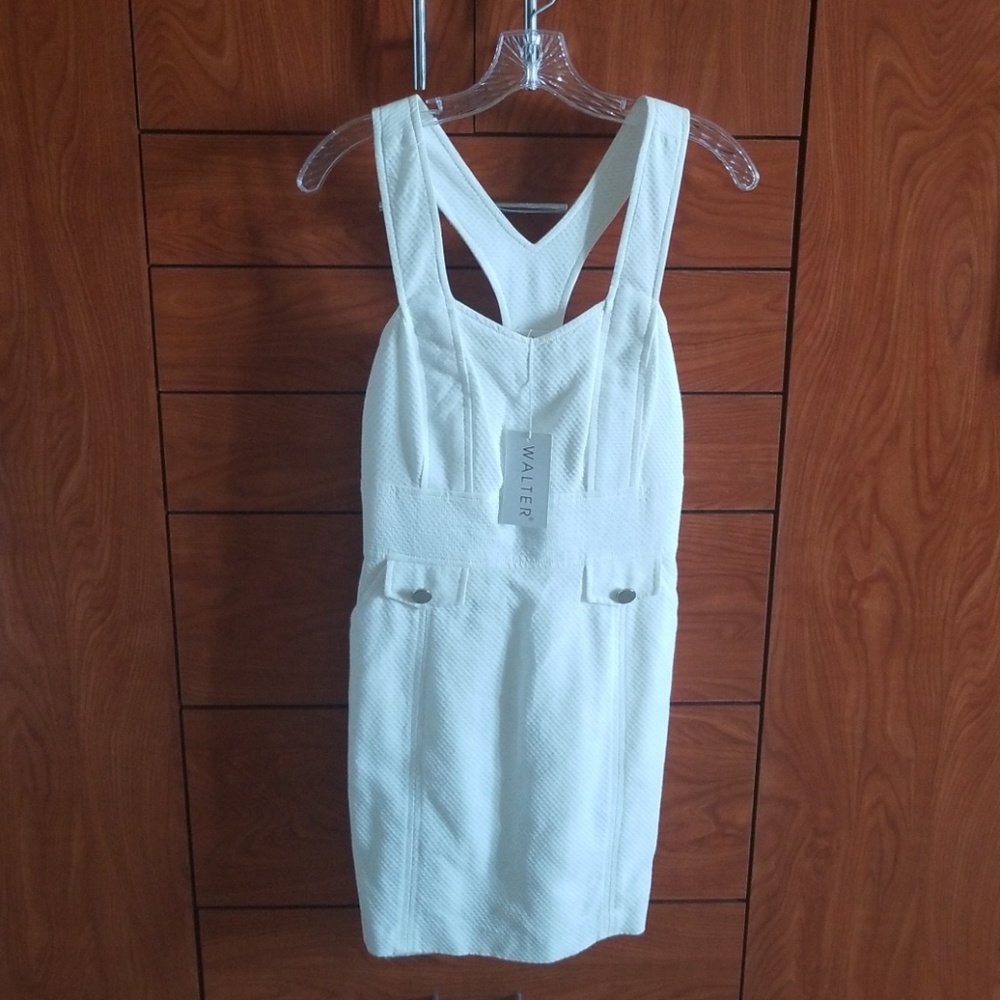 Winter White Walter Dress
